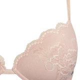 Push-up con coppe imbottite, ferretto e lunette estraibili - ROSA - AL24