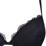 Push-up con coppe imbottite, ferretto e lunette estraibili - NERO - AL24