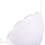 Push-up con coppe imbottite, ferretto e lunette estraibili - MILK - AL24