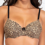 Reggiseno con coppe graduate senza ferretto - ANIMALIER - IT23
