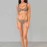 Push-up con coppe imbottite, lunette estraibili e ferretto - ANIMALIER - IT24
