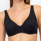 Reggiseno classico con ferretto invisibile - NERO - PU22