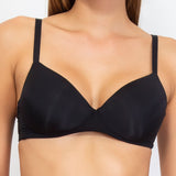 Reggiseno con coppe graduate senza ferretto - NERO - PU23