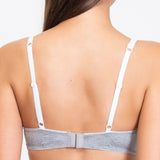 Triangolo non imbottito senza ferretto - GRIGIO MELANGE - TR20