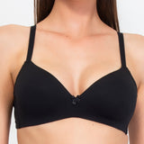 Triangolo con coppe imbottite senza ferretto - NERO - TR21
