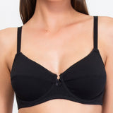 Reggiseno classico con ferretto - NERO - TR22