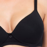 Reggiseno con coppe graduate senza ferretto - NERO - TR23