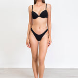Push-up con coppe imbottite, lunette estraibili e ferretto - NERO - TR24