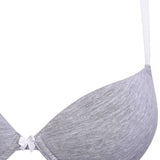 Push-up con coppe imbottite, lunette estraibili e ferretto - GRIGIO MELANGE - TR24