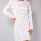 Camicia da notte serafino L 90 - MILK - A - MILK - BO27