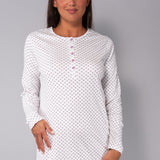 Camicia da notte serafino L 90 - MILK - A - MILK - BO27