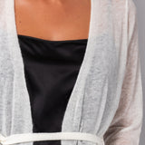 Vestaglia incrociata L. 85 - MILK - A - MILK - BR70