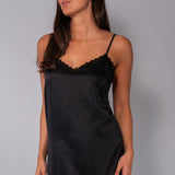 Camicia da notte spallina L. 125 - NERO - A - NERO - BS29