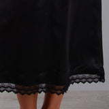 Camicia da notte spallina L. 125 - NERO - A - NERO - BS29