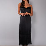 Camicia da notte spallina L. 125 - NERO - A - NERO - BS29