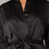 Vestaglia incrociata L. 90 - NERO - A- BS70