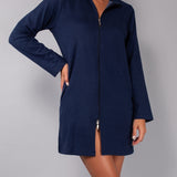 Vestaglia zip L. 85 - BLU - A - BLU - CH71