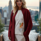 Vestaglia zip L. 85 - CHERRY - A - CHERRY - CH71