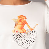 Pigiama scollo barchetta - MILK - A - MILK - DO12