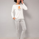 Pigiama scollo barchetta - MILK - A - MILK - DO12