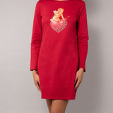 Camicia da notte scollo a barchetta L. 90 - CHERRY - A - CHERRY - DO28