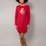Camicia da notte scollo a barchetta L. 90 - CHERRY - A - CHERRY - DO28