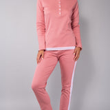 Pigiama serafino - ROSA ANTICO - A - ROSA ANTICO - FE11