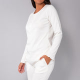 Pigiama serafino - MILK - A - MILK - FE11