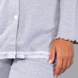 Pigiama aperto - GRIGIO MELANGE - A - GRIGIO MELANGE - FE13