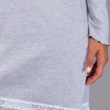 Camicia da notte serafino L 90 - GRIGIO MELANGE - A - GRIGIO MELANGE - FE27