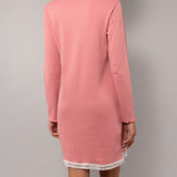 Camicia da notte serafino L 90 - ROSA ANTICO - A - ROSA ANTICO - FE27