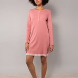 Camicia da notte serafino L 90 - ROSA ANTICO - A - ROSA ANTICO - FE27