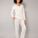Pigiama serafino - MILK - A - MILK - HB11