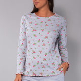 Pigiama girocollo - GRIGIO MELANGE - A - GRIGIO MELANGE - HB12
