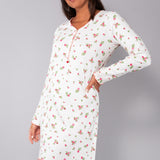 Camicia da notte serafino L 90 - MILK - A - MILK - HB27