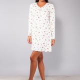 Camicia da notte serafino L 90 - MILK - A - MILK - HB27