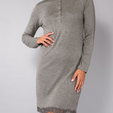 Camicia da notte serafino L 95 - GRIGIO SCURO MELANGE - A - GRIGIO SCURO MELANGE - MC27