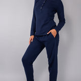 Pigiama serafino - BLU - A - BLU - SB11