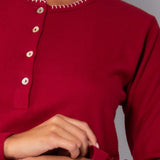 Pigiama serafino - CHERRY - A - CHERRY - SB11