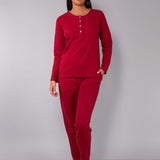 Pigiama serafino - CHERRY - A - CHERRY - SB11