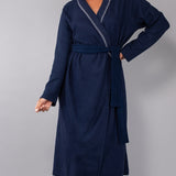 Vestaglia sciallata L. 110 - BLU - A - BLU - SB70
