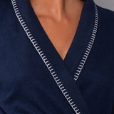 Vestaglia sciallata L. 110 - BLU - A - BLU - SB70