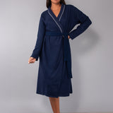 Vestaglia sciallata L. 110 - BLU - A - BLU - SB70
