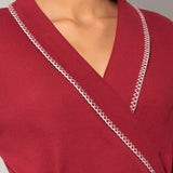 Vestaglia sciallata L. 110 - CHERRY - A - CHERRY - SB70