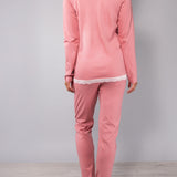 Pigiama serafino - ROSA ANTICO - A - ROSA ANTICO - SL11