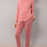 Pigiama scollo a V - ROSA ANTICO - A - ROSA ANTICO - SL12