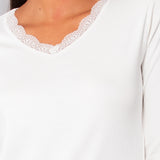 Pigiama scollo a V - MILK - A - MILK - SL12