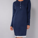 Camicia da notte serafino L 90 - BLU - A - BLU - SL27