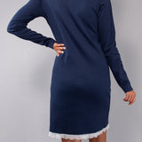 Camicia da notte serafino L 90 - BLU - A - BLU - SL27