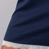 Camicia da notte serafino L 90 - BLU - A - BLU - SL27